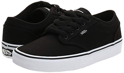 Vans Atwood, Zapatillas para Hombre, Negro (Black/White Canvas 187), 40 EU