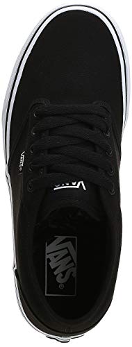 Vans Atwood, Zapatillas para Hombre, Negro (Black/White Canvas 187), 40 EU