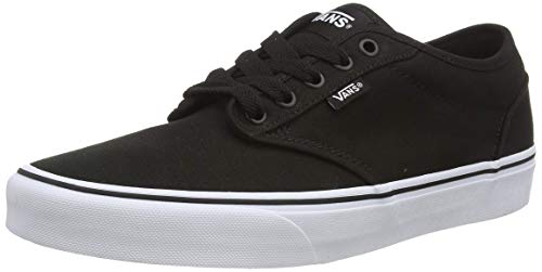 Vans Atwood, Zapatillas para Hombre, Negro (Black/White Canvas 187), 41 EU