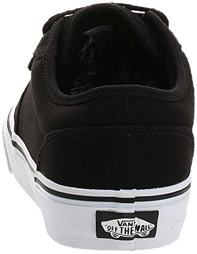 Vans Atwood, Zapatillas para Hombre, Negro (Black/White Canvas 187), 43 EU