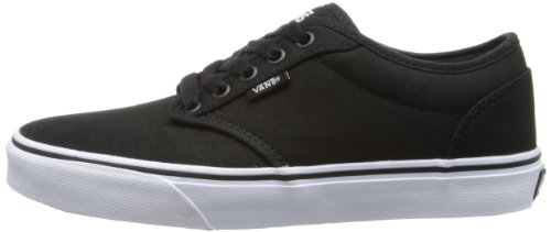 Vans Atwood, Zapatillas para Hombre, Negro (Black/White Canvas 187), 44 EU