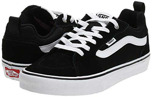 Vans Filmore, Zapatillas para Hombre, Negro ((Suede/Canvas) Black/White Iju), 41 EU