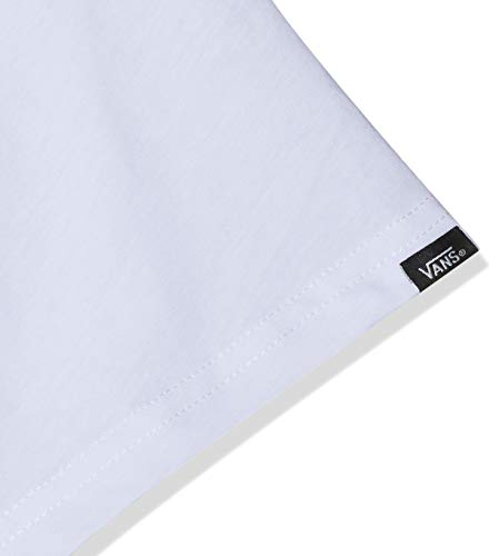 Vans Herren Left Chest Logo Tee T-Shirt, Weiß (White Black Yb), X-Large