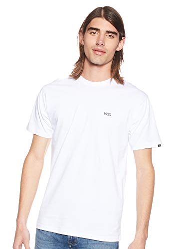 Vans Herren Left Chest Logo Tee T-Shirt, Weiß (White Black Yb), X-Large