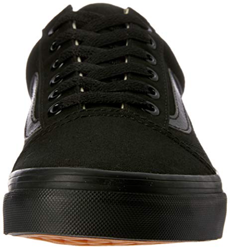 Vans Old Skool, Zapatillas de lona unisex, Negro (Black/Black Canvas), 41 EU