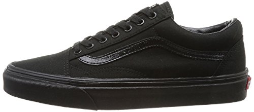 Vans Old Skool, Zapatillas de lona unisex, Negro (Black/Black Canvas), 41 EU