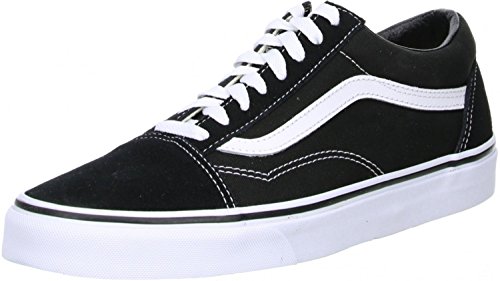 Vans Old Skool, Zapatillas Unisex Adulto, Negro (Black/White), 36