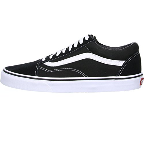 Vans Old Skool, Zapatillas Unisex Adulto, Negro (Black/White), 36