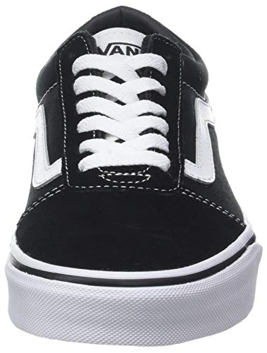 Vans Ward Canvas, Zapatillas Hombre, Negro ((Suede/Canvas) Black/White C4R), 38.5 EU