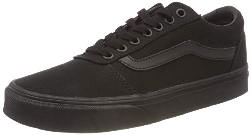 Vans Ward Canvas, Zapatillas para Hombre Negro (Canvas/Black 186) 38.5 EU