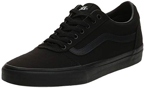 Vans Ward Canvas, Zapatillas para Hombre Negro (Canvas/Black 186) 38.5 EU