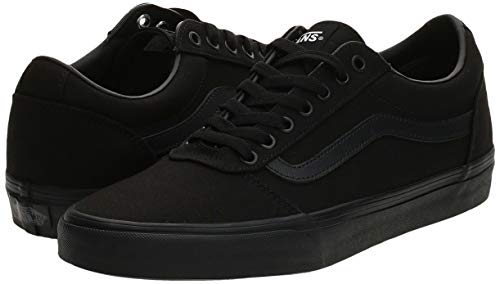 Vans Ward Canvas, Zapatillas para Hombre Negro (Canvas/Black 186) 43 EU