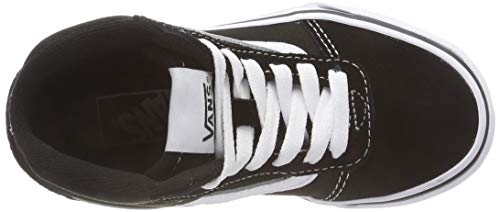 Vans Ward Hi Classic Suede/canvas Zapatillas altas Unisex Niños, Negro ((Suede/Canvas) Black/White Iju) 36.5 EU