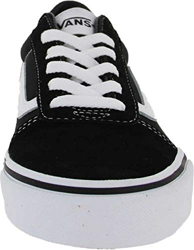 Vans Ward Suede/Canvas, Zapatillas Unisex Niños, Negro ((Suede/Canvas) Black/White Iju) 38 EU