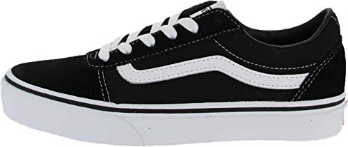 Vans Ward Suede/Canvas, Zapatillas Unisex Niños, Negro ((Suede/Canvas) Black/White Iju) 38.5 EU