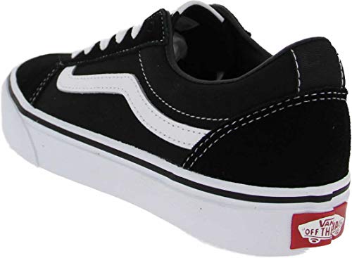 Vans Ward Suede/Canvas, Zapatillas Unisex Niños, Negro ((Suede/Canvas) Black/White Iju) 39 EU