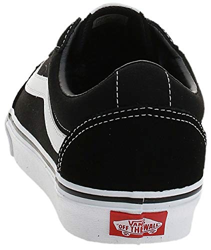 Vans Ward - Zapatillas para Mujer, Negro (Suede/Canvas/Black/White Iju), 37 EU