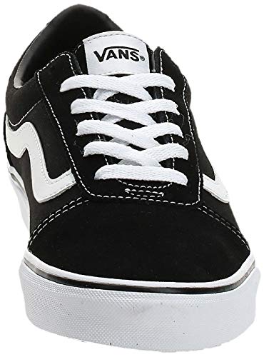 Vans Ward - Zapatillas para Mujer, Negro (Suede/Canvas/Black/White Iju), 37 EU