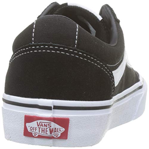 Vans Ward - Zapatillas para Mujer, Negro (Suede/Canvas/Black/White Iju), 38 EU