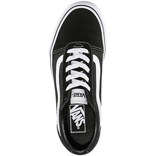 Vans Ward - Zapatillas para Mujer, Negro (Suede/Canvas/Black/White Iju), 38 EU