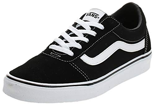 Vans Ward - Zapatillas para Mujer, Negro (Suede/Canvas/Black/White Iju), 39 EU