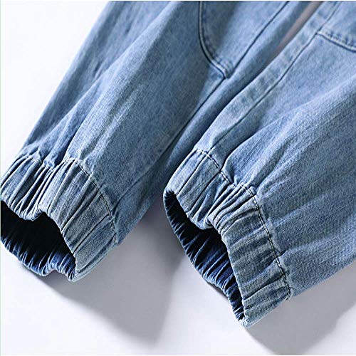 Vaqueros de Hombre Primavera y Verano Estiramiento Herramientas japonesas Pantalones Sueltos de harén Pantalones de pies de viga