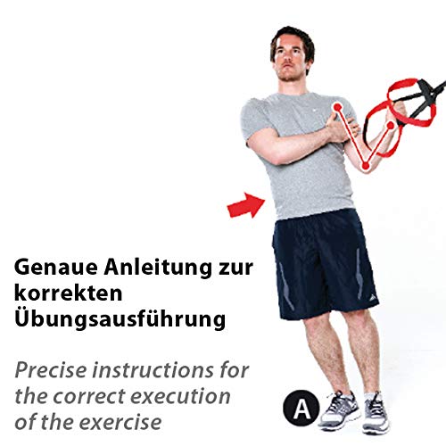 Variosling® Gran Póster/Cartel de Entrenamiento en Suspensión con 54 Ejercicios | Plan/Rutina/instrucción del Entrenamiento Funcional/Muscular | Dos Piezas (anverso y Dorso), tamaño A1