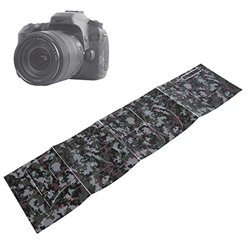 Vbestlife Pegatina para Cuerpo de cámara DSLR, Cubierta Protectora de película de decoración de Piel Adecuada para cámara Canon SLR 80D(Textura de Camuflaje)