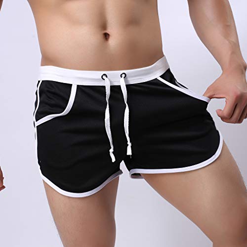 Vectry Bañadores de Natación Pantalones Cortos de Los Hombres de Secado Rápido Playa Surf Pantalones Cortos de Natación Bañadores Hombre Cortos Traje de Baño Hombre Rebajas Bañadores Hombre Negro