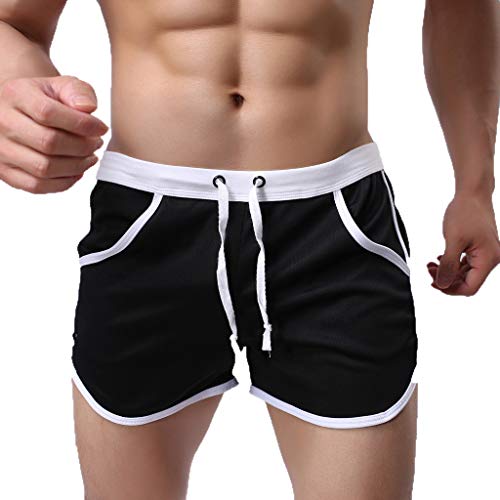 Vectry Bañadores de Natación Pantalones Cortos de Los Hombres de Secado Rápido Playa Surf Pantalones Cortos de Natación Bañadores Hombre Cortos Traje de Baño Hombre Rebajas Bañadores Hombre Negro