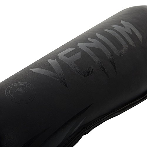 Venum Challenger, Espinilleras unisex, Negro (Black/Black), L