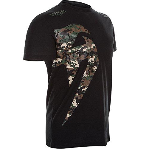 Venum Giant Camiseta, Hombre, Negro/Camuflaje, XL