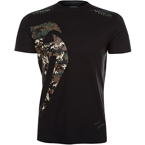 Venum Giant Camiseta, Hombre, Negro/Camuflaje, XL