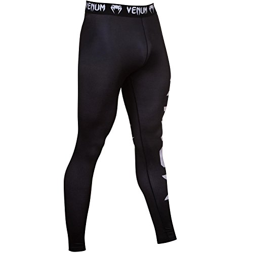 VENUM Giant Pantalones Largos de compresión, Hombre, Negro, XL