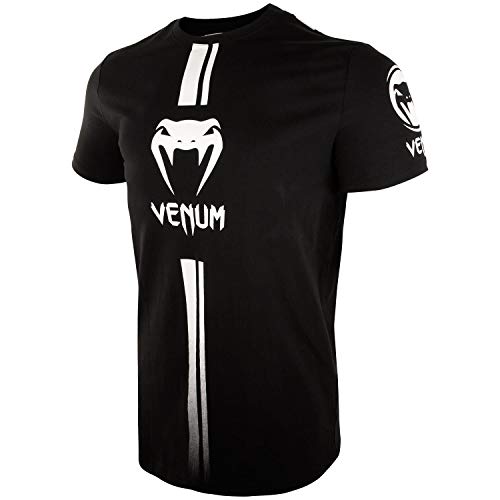 VENUM Logos Camiseta, Hombre, Negro/Blanco, M