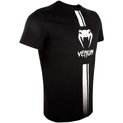 VENUM Logos Camiseta, Hombre, Negro/Blanco, M