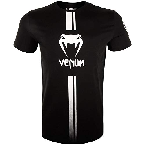 VENUM Logos Camiseta, Hombre, Negro/Blanco, M