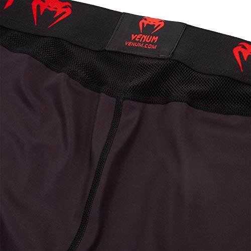 VENUM Logos Pantalones de Chandal, Hombre, Negro/Rojo, L