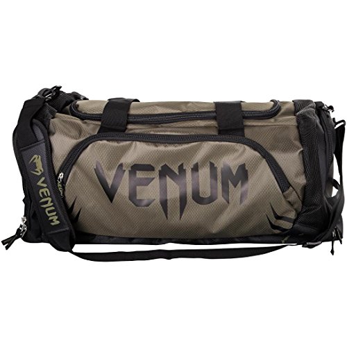 Venum Trainer Lite - Bolsa de Deporte, Gym, 57 Litros, Unisex Adulto, Caqui/Negro, Talla Unica