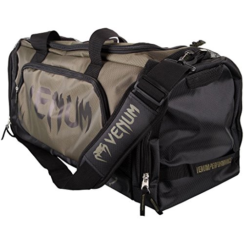 Venum Trainer Lite - Bolsa de Deporte, Gym, 57 Litros, Unisex Adulto, Caqui/Negro, Talla Unica