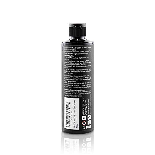 VERTICAL FELLOWS 250 ml Liquid Chalk – Tiza líquida para escalada, escalada, levantamiento de pesas, crossfit, magnesio líquido para gimnasia