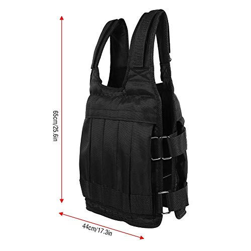 VGEBY1 Chalecos de Peso, Chaqueta de Entrenamiento de Fuerza 50 KG Pesos extraíbles Chaleco de Gimnasia para Entrenamiento de Velocidad, Entrenamiento Funcional, Levantamiento de Pesas