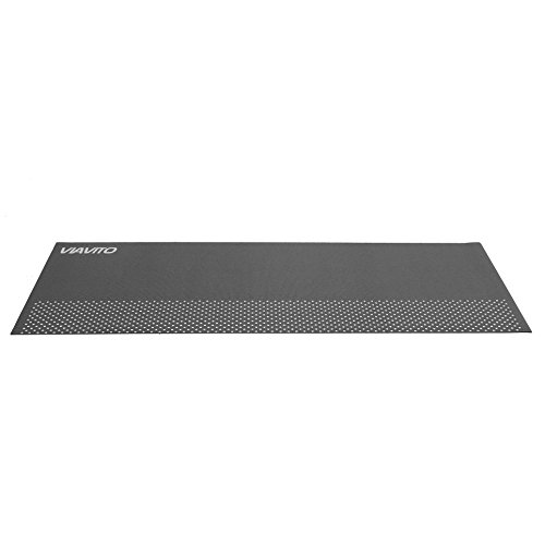 Viavito Leviato Esterilla de Yoga con Correa de Transporte, Unisex Adulto, Gris, Talla única