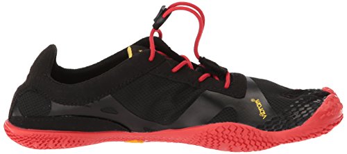 Vibram Fivefingers KSO EVO, Zapatillas de Deporte para Hombre, Negro (Black/Red Black/Red), 42 EU