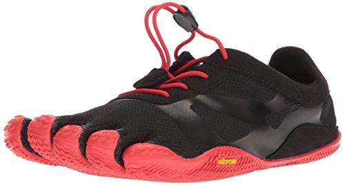 Vibram Fivefingers KSO EVO, Zapatillas de Deporte para Hombre, Negro (Black/Red Black/Red), 42 EU