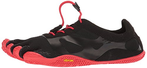 Vibram Fivefingers KSO EVO, Zapatillas de Deporte para Hombre, Negro (Black/Red Black/Red), 42 EU