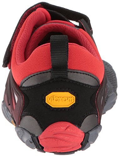 Vibram Fivefingers V-Train, Zapatillas de Deporte para Hombre, Gris (Grey/Black/Red Grey/Black/Red), 45 EU