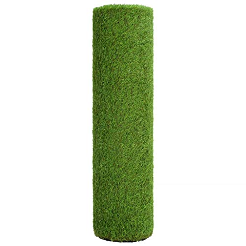 vidaXL Césped Artificial 1x5m/40mm Verde Casa Jardín Terraza Decoración Patio