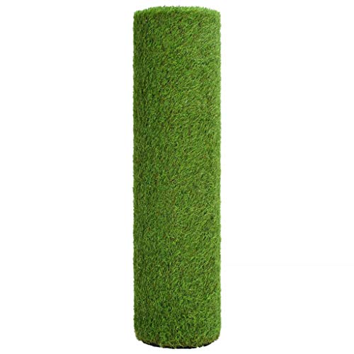 vidaXL Césped Artificial 1x5m/40mm Verde Casa Jardín Terraza Decoración Patio