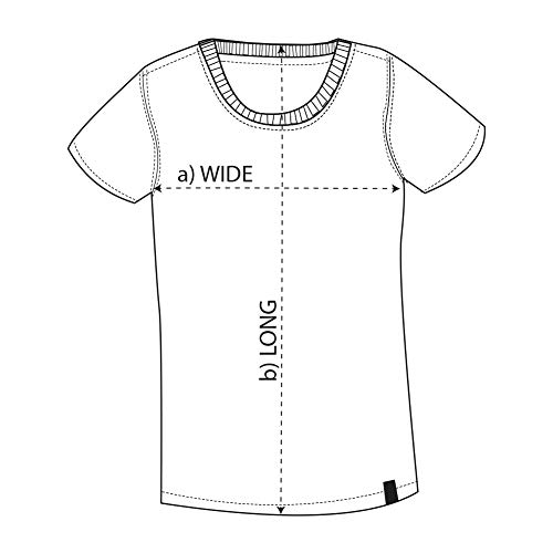 VIENTO Katrina Camiseta para Hombre (S, Blanco)